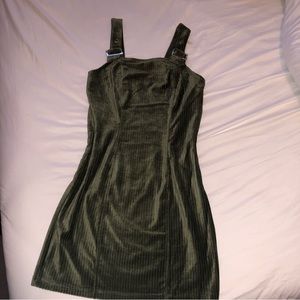 No Boundaries Overall Dress — S